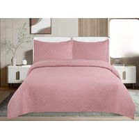 Quilt de Verano King Color Palo Rosa TFC24