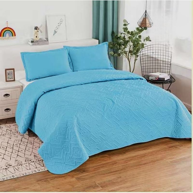 GENERICO - Quilt de Verano King Color Celeste  TFC25