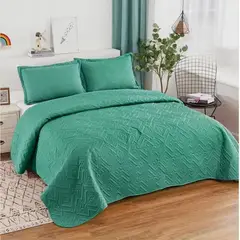 GENERICO - Quilt de Verano 1.5 Plaza. Color Verde TFC19