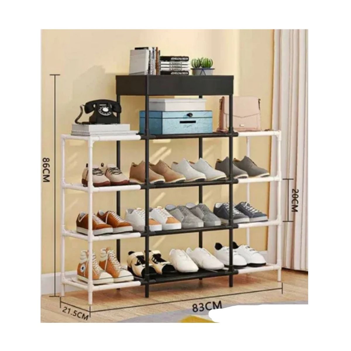 GENERICO - ESTANTE ORGANIZADOR ZAPATERO RACK MULTIFUNCIONAL