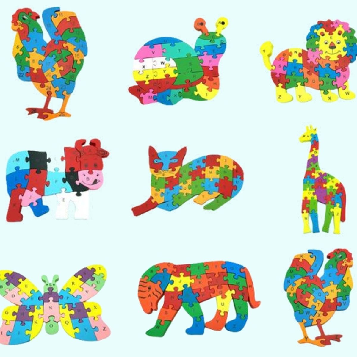 GENERICO - Puzzle Grande Rompecabezas Para Niños Con Abecedario Juguete