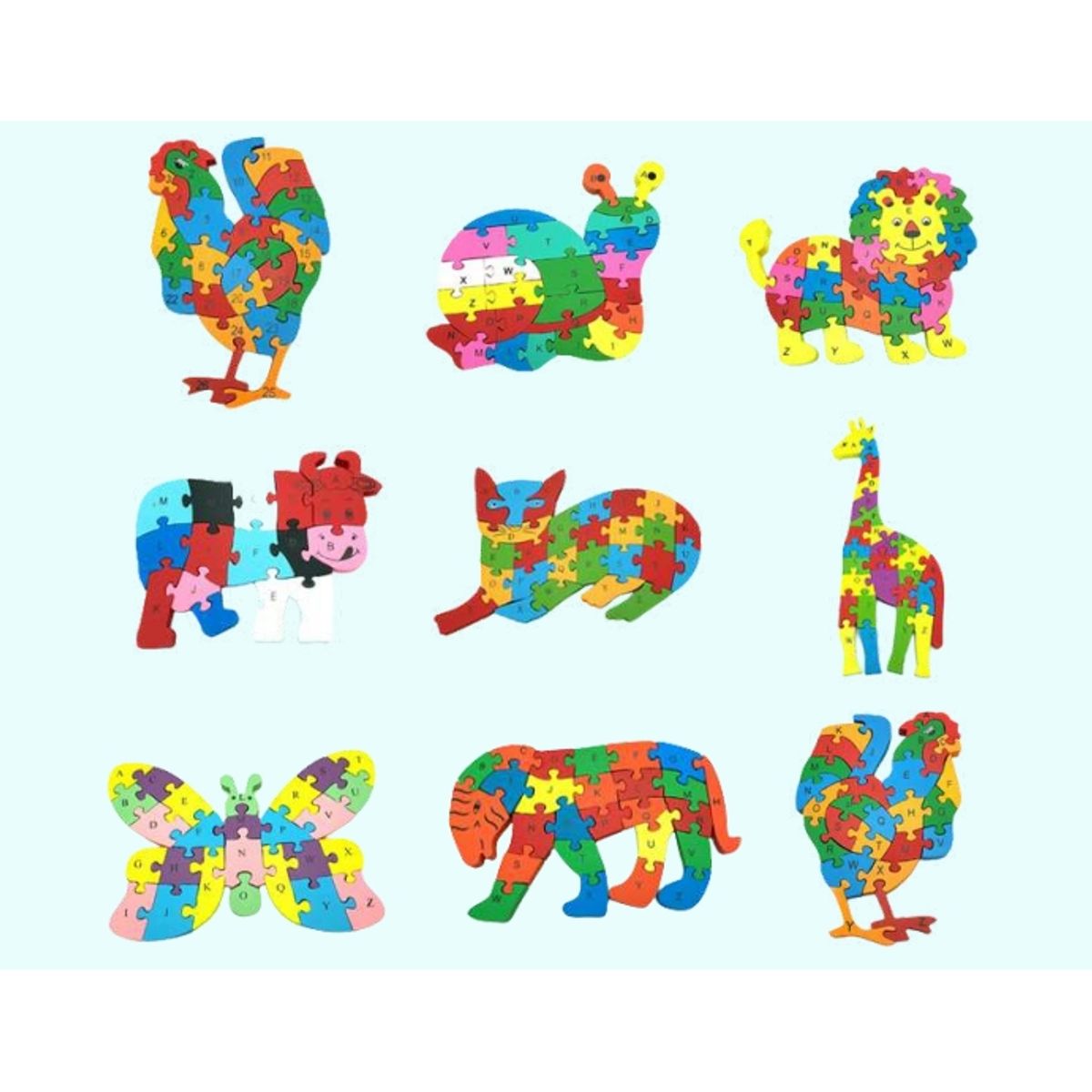 GENERICO - Puzzle Grande Rompecabezas Para Niños Con Abecedario Juguete