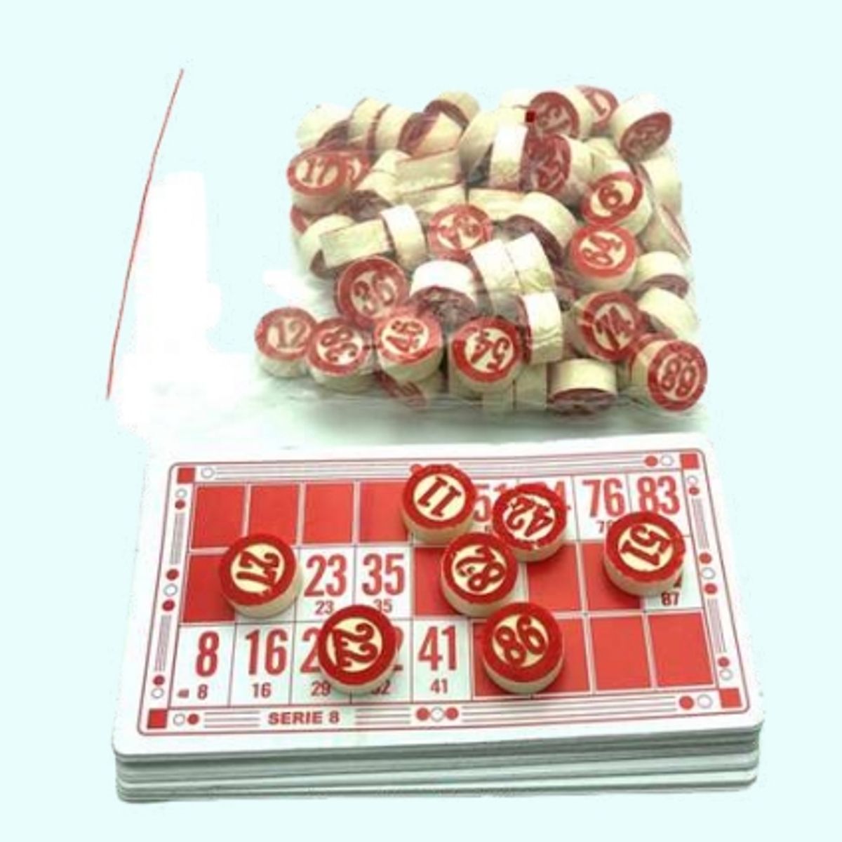 GENERICO - Bingo Juguete De Madera Niños