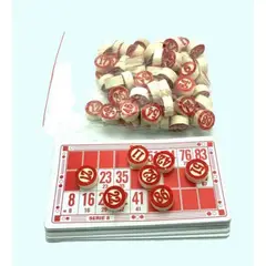 GENERICO - Bingo Juguete De Madera Niños