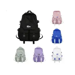 GENERICO - Mochila Multifuncional con múltiples bolsillos Color Gris