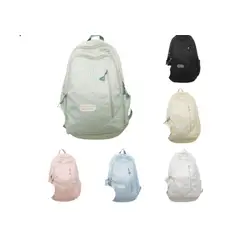 GENERICO - Mochila Cruzada De Nailon Para Mujer Color Beige