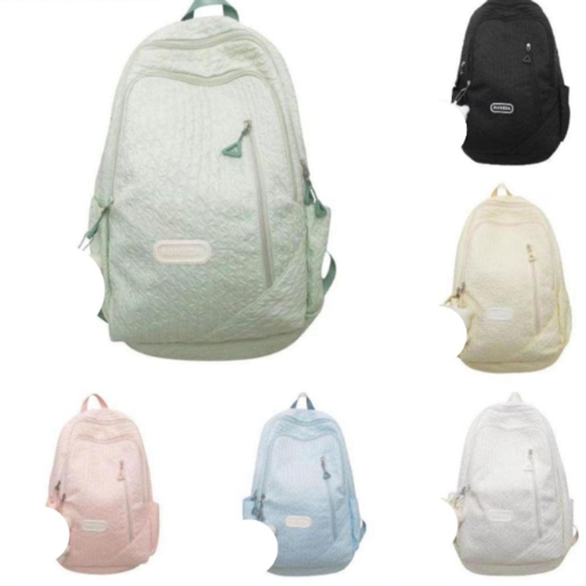 GENERICO - Mochila Cruzada De Nailon Para Mujer Color Celeste