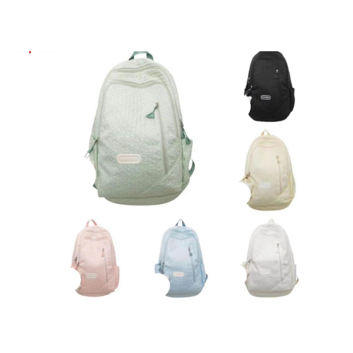 GENERICO - Mochila Cruzada De Nailon Para Mujer Color Celeste