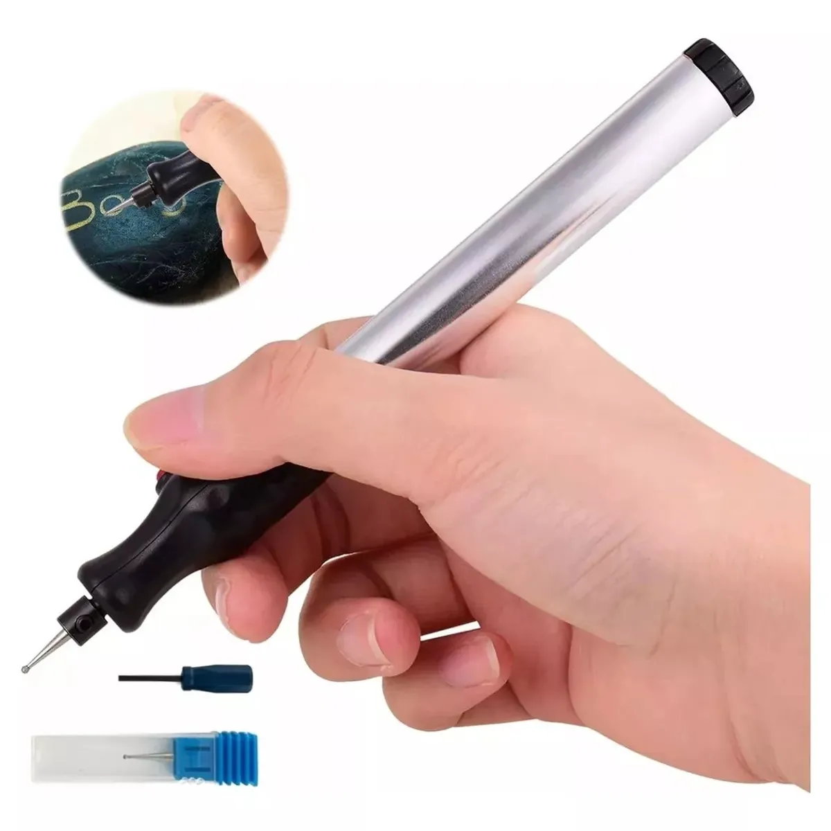KUANGYE - Lapiz Grabador Tallador Metal Plástico Vidrio Madera Cuero