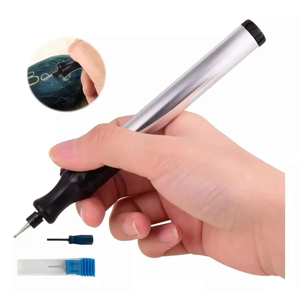 KUANGYE - Lapiz Grabador Tallador Metal Plástico Vidrio Madera Cuero