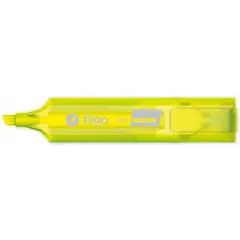 FILGO - Destacador Punta Biselada x 12 Amarillo Flúor