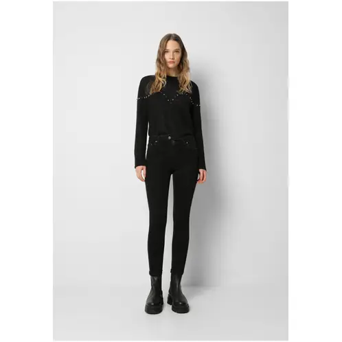 SCALPERS - Jeans Skinny Botones Black