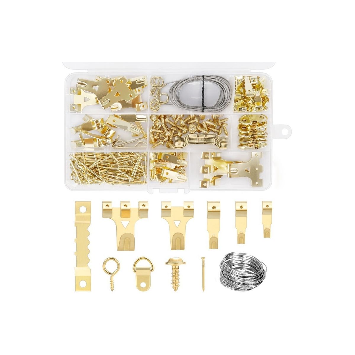 U BUY - Kit Para Colgar Cuadros Pintura Marco De Fotos Percha Gancho