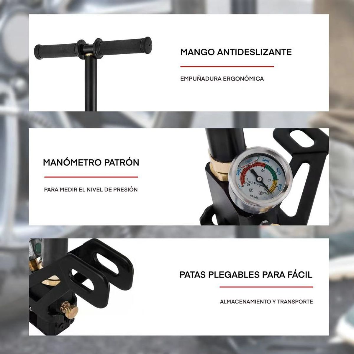 U BUY - Bombin 6000 Psi 3 Etapas Pistón