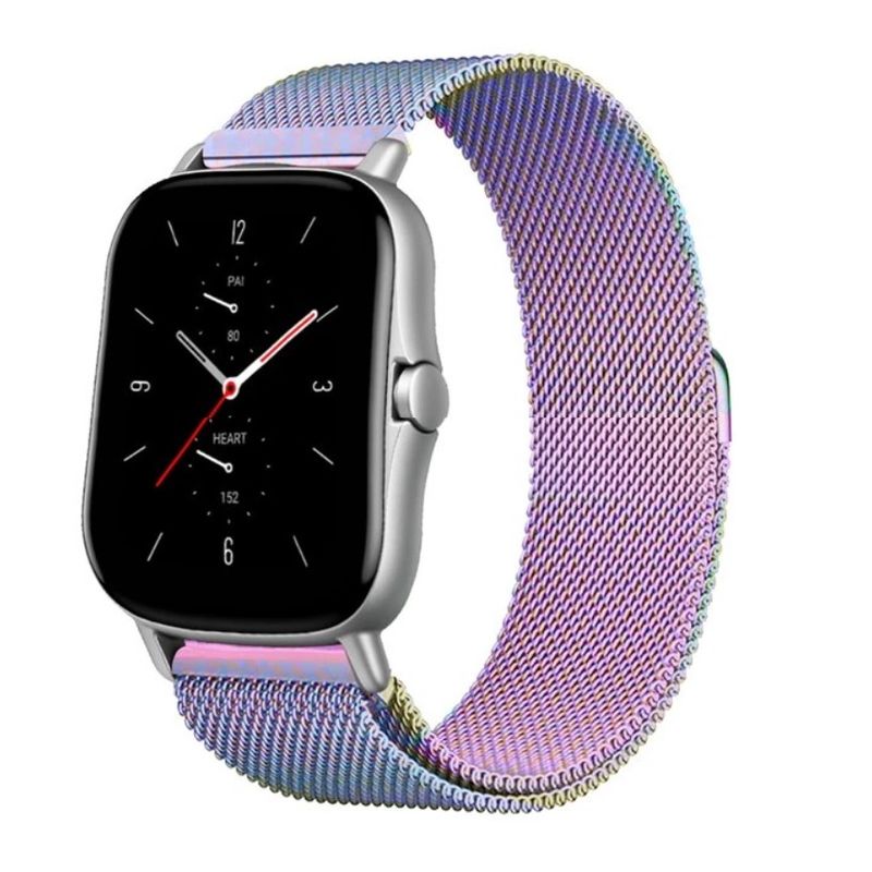 GENERICO - Correa Malla Acero Para Amazfit Gts 4, 3, 2 / Mini / Bip U,Pro , 3