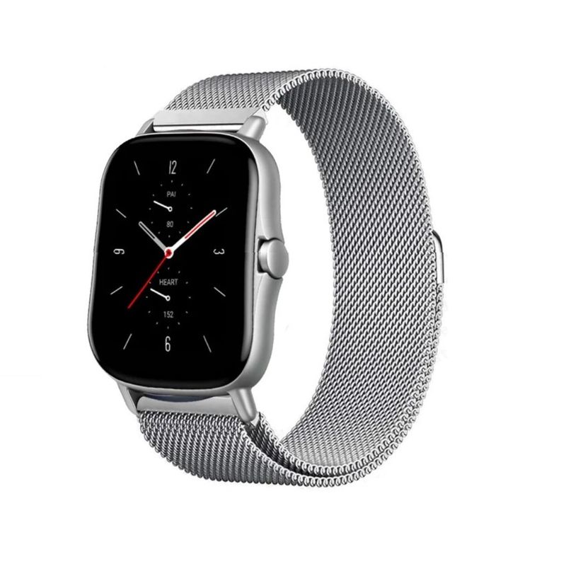 GENERICO - Correa Malla Acero Para Amazfit Gts 4, 3, 2 / Mini / Bip U,Pro , 3