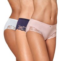 Pack 3 Calzones Bikini Algodón Lycra 20419
