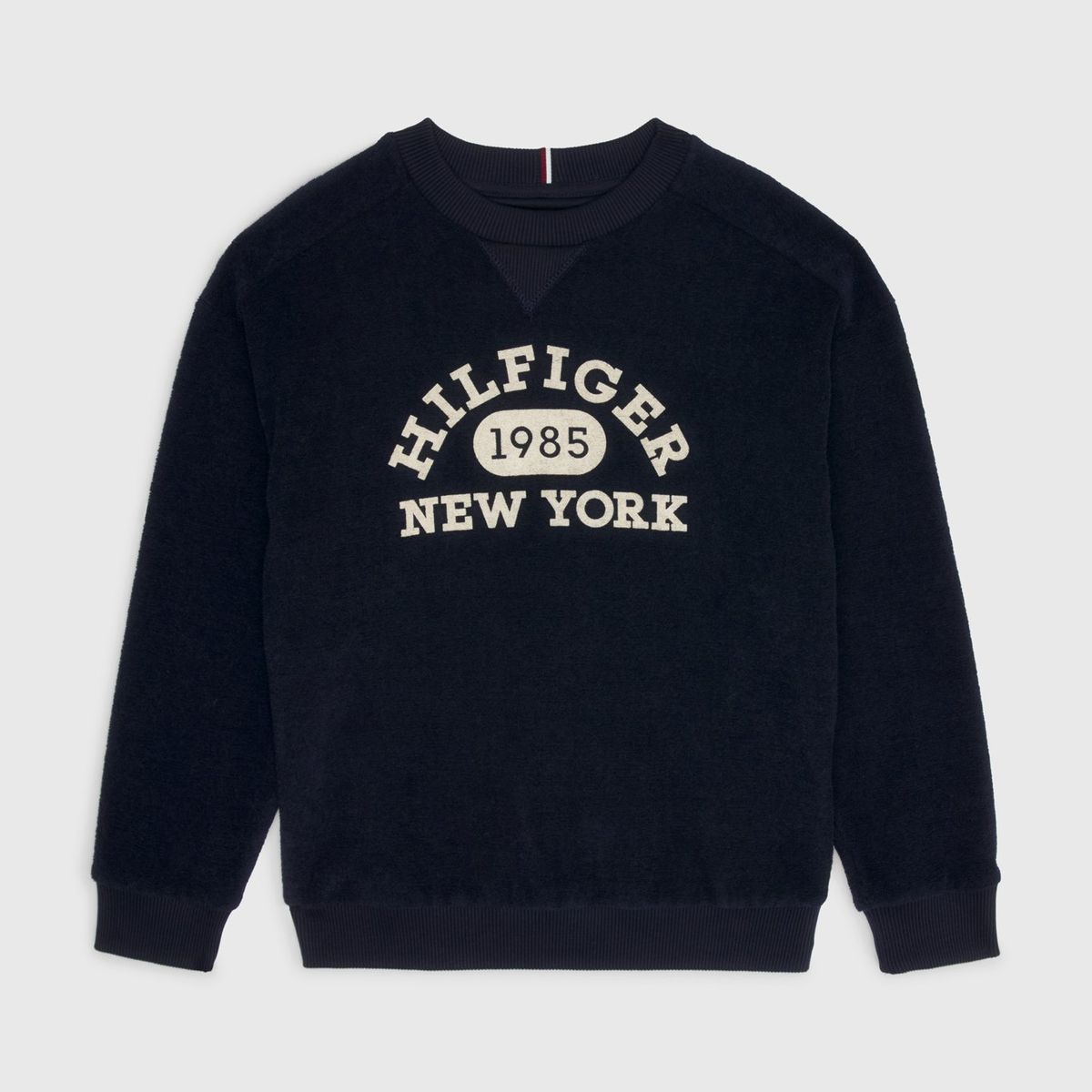 TOMMY HILFIGER - Polerón Con Logo Universitario Azul Tommy Hilfiger