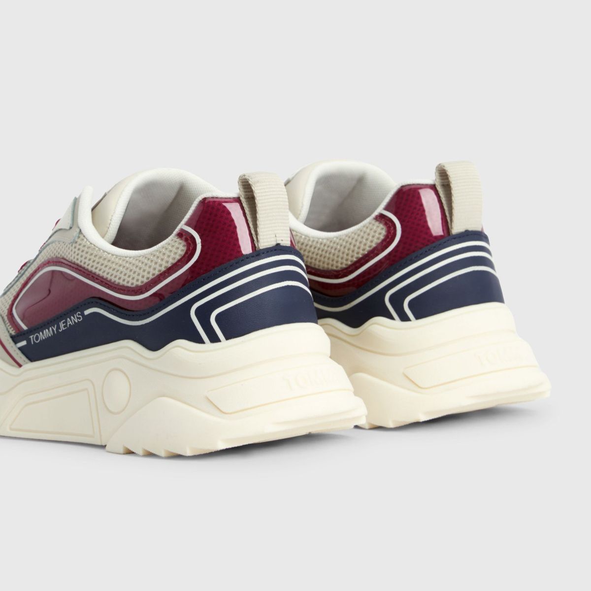 TOMMY HILFIGER - Zapatillas Estilo Running Chunky Beige Tommy Hilfiger