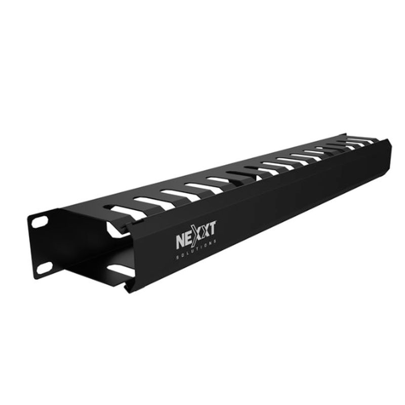 NEXXT SOLUTIONS - Organizador de Cables Horizontal 19" 1U