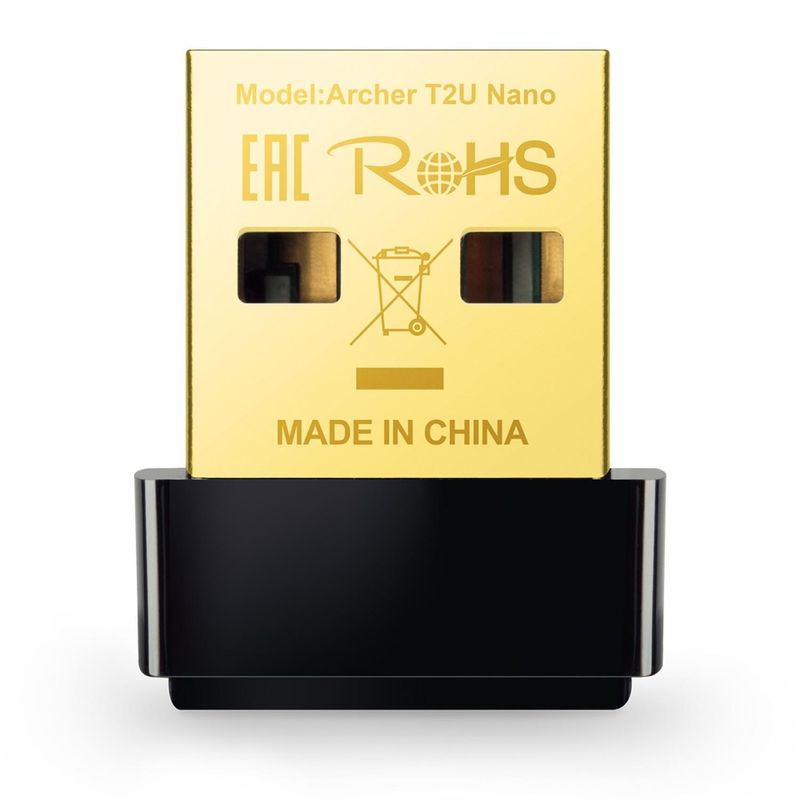 TP LINK - Adaptador de Red Archer T2U Nano WLAN 433 Mbit/s