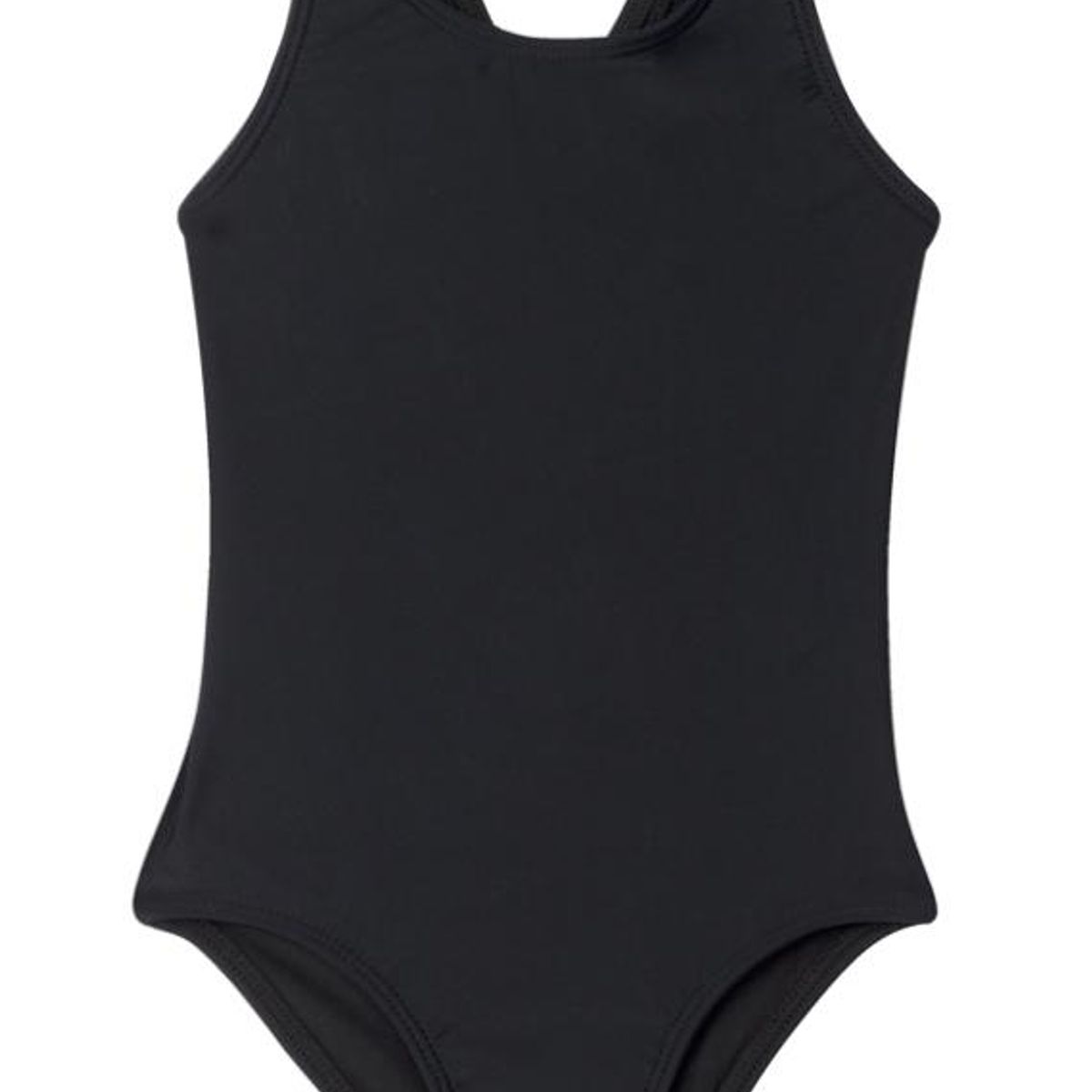SAMIA - Traje de baño básico de niña negro SAMIA