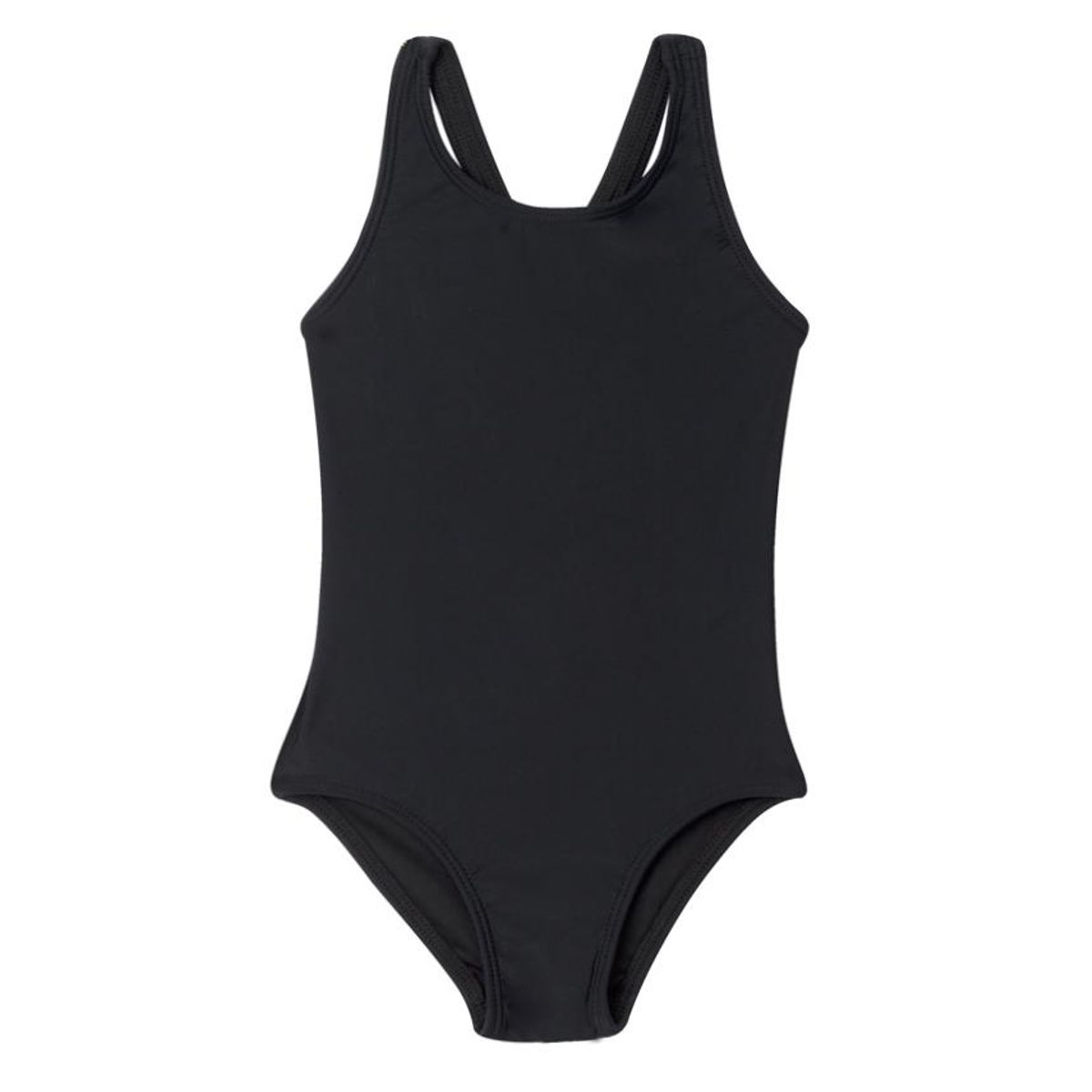 SAMIA - Traje de baño básico de niña negro SAMIA