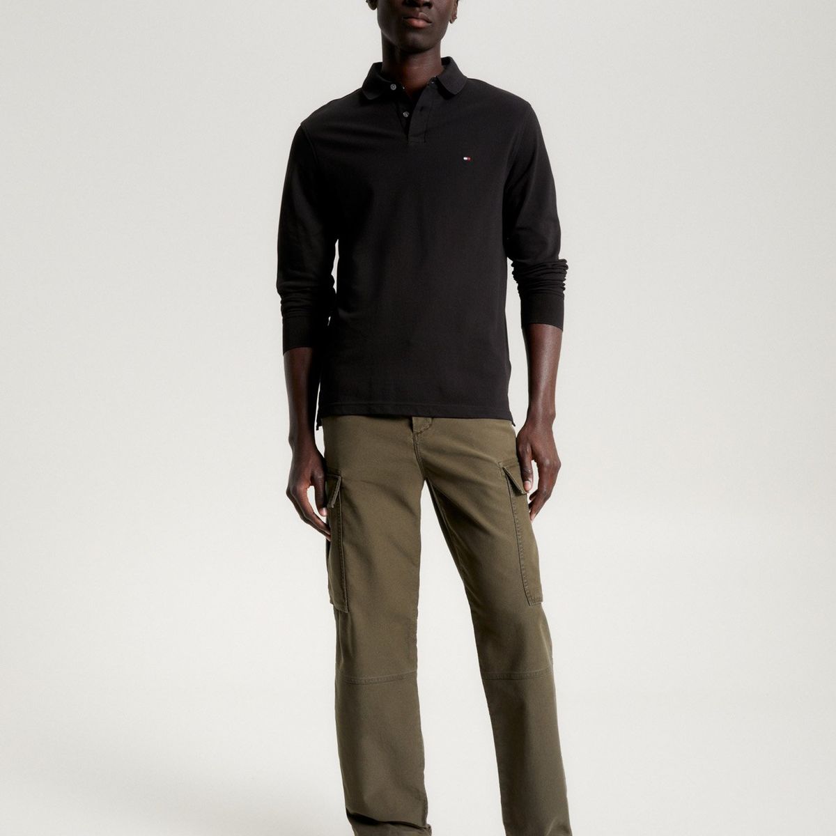 TOMMY HILFIGER - Polo Collection 1985 Regular Fit Negro Tommy Hilfiger