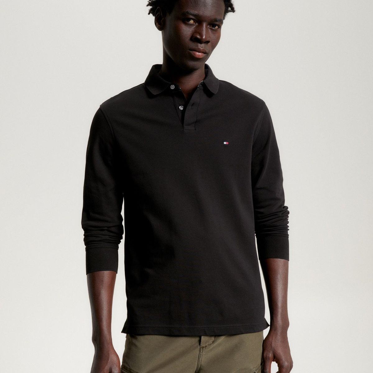 TOMMY HILFIGER - Polo Collection 1985 Regular Fit Negro Tommy Hilfiger