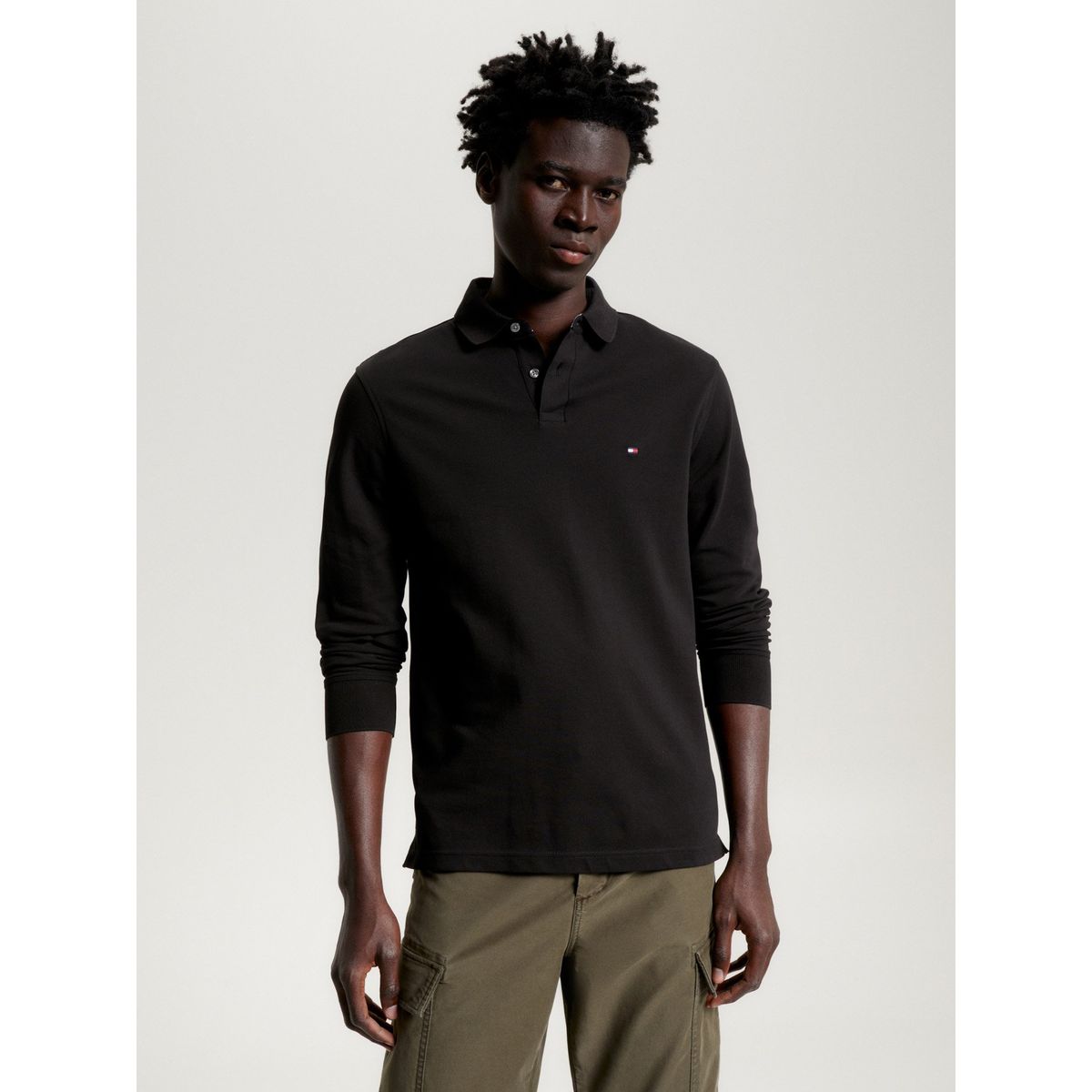 TOMMY HILFIGER - Polo Collection 1985 Regular Fit Negro Tommy Hilfiger