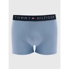 TOMMY HILFIGER - Trunk Solid Logo En La Cintura Celeste
