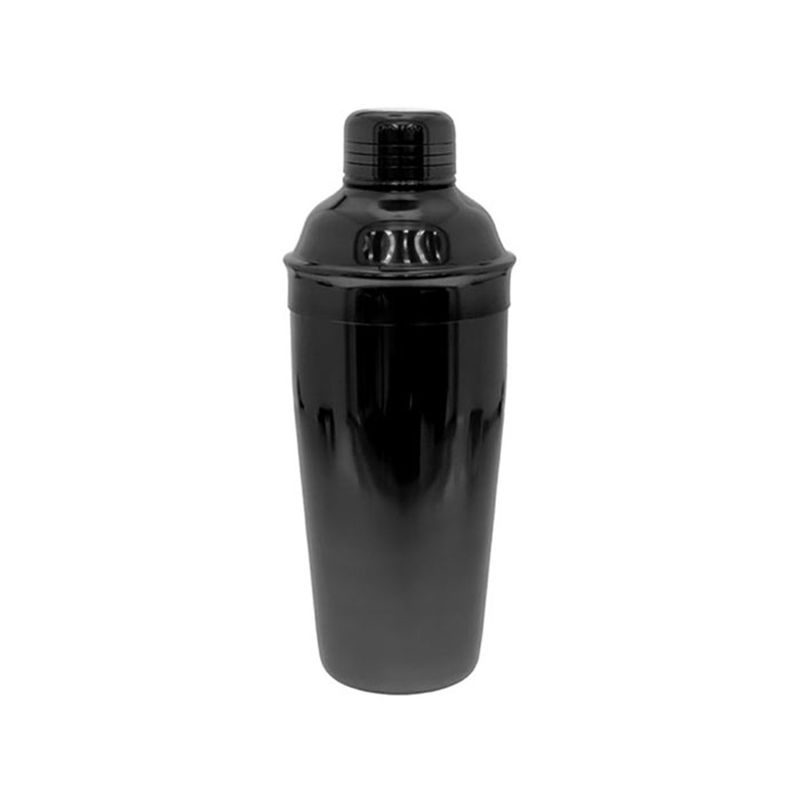 GENERICO - Coctelera 750ml Acero inoxidable negra