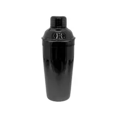 GENERICO - Coctelera 750ml Acero inoxidable negra