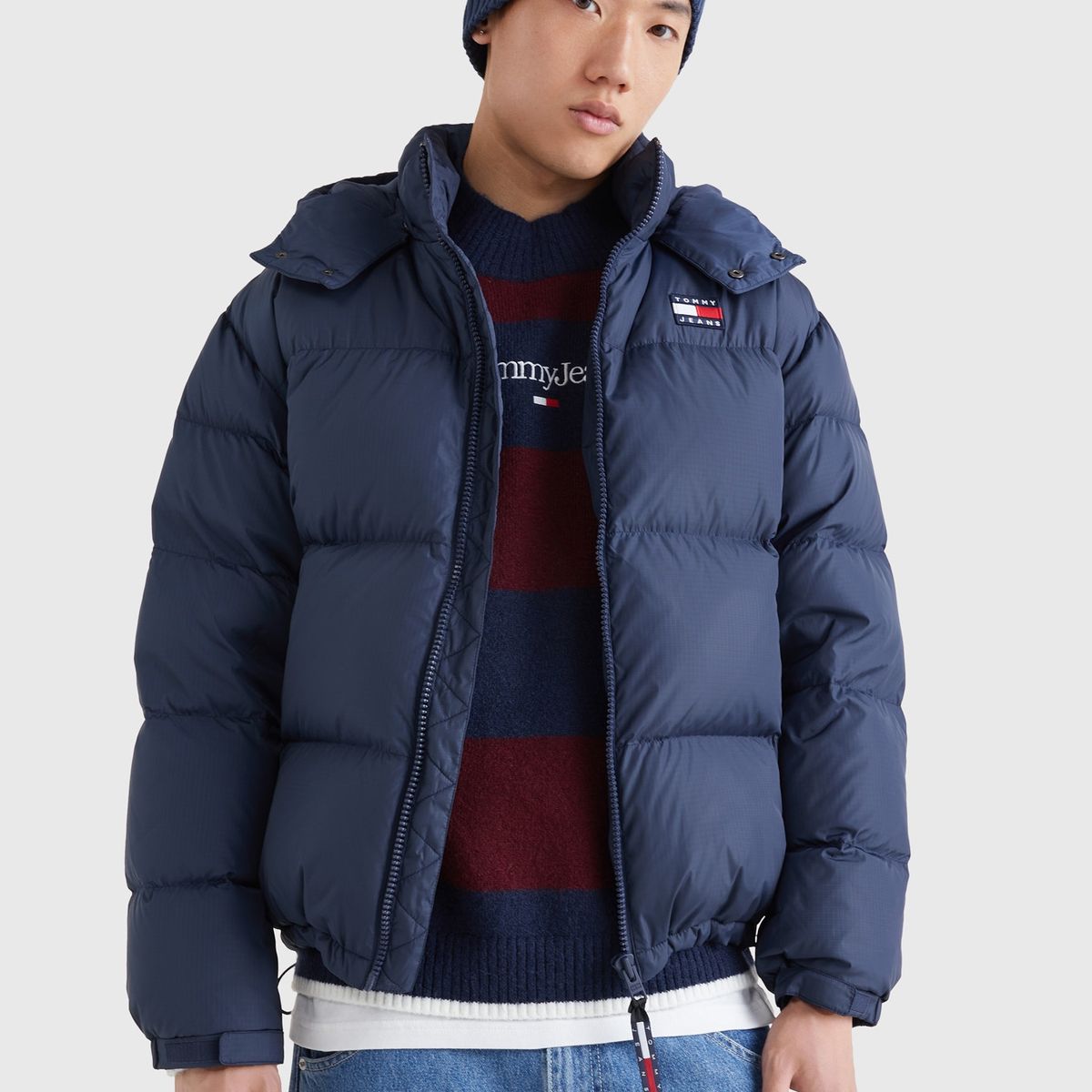 TOMMY HILFIGER - Parka Alaska Acolchada Azul Tommy Jeans