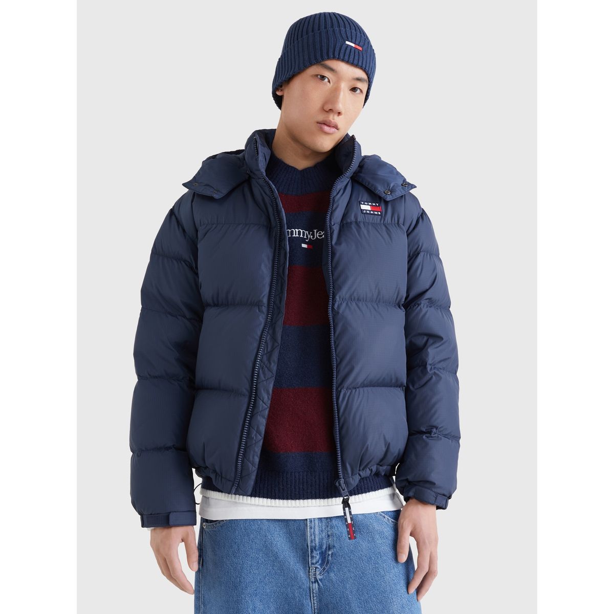 TOMMY HILFIGER - Parka Alaska Acolchada Azul Tommy Jeans