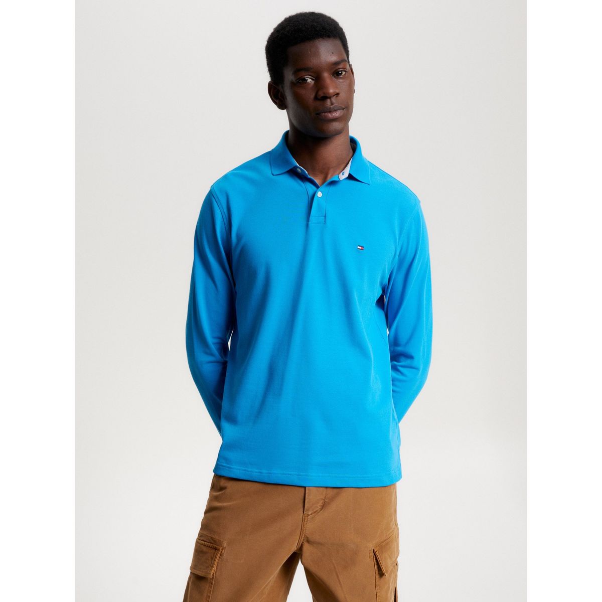 TOMMY HILFIGER - Polo Collection 1985 Regular Fit Celeste Tommy Hilfiger