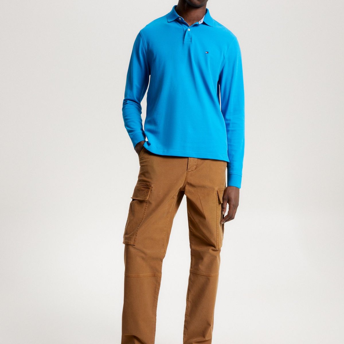 TOMMY HILFIGER - Polo Collection 1985 Regular Fit Celeste Tommy Hilfiger