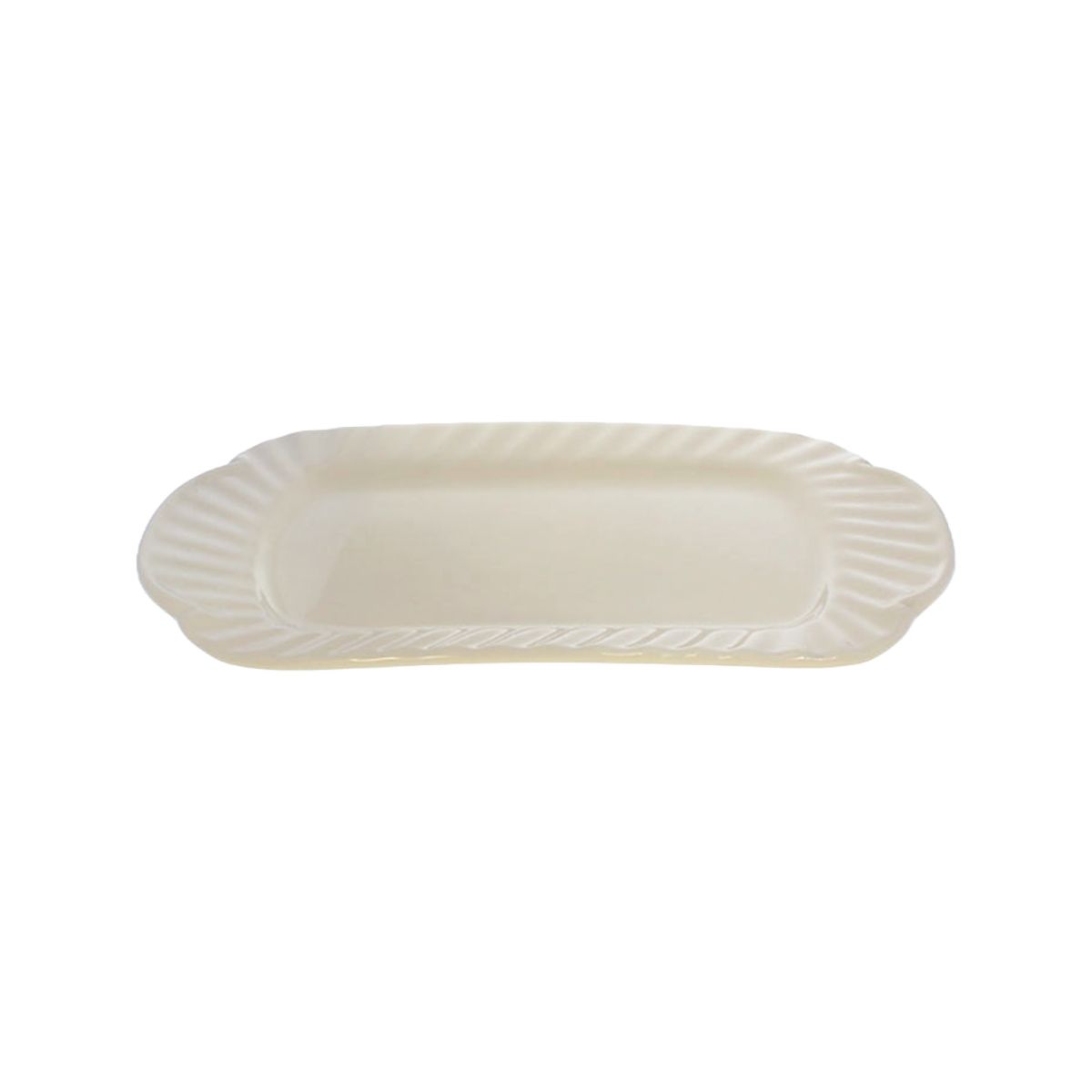 GENERICO - Plato 25CM Ceramica Blanco