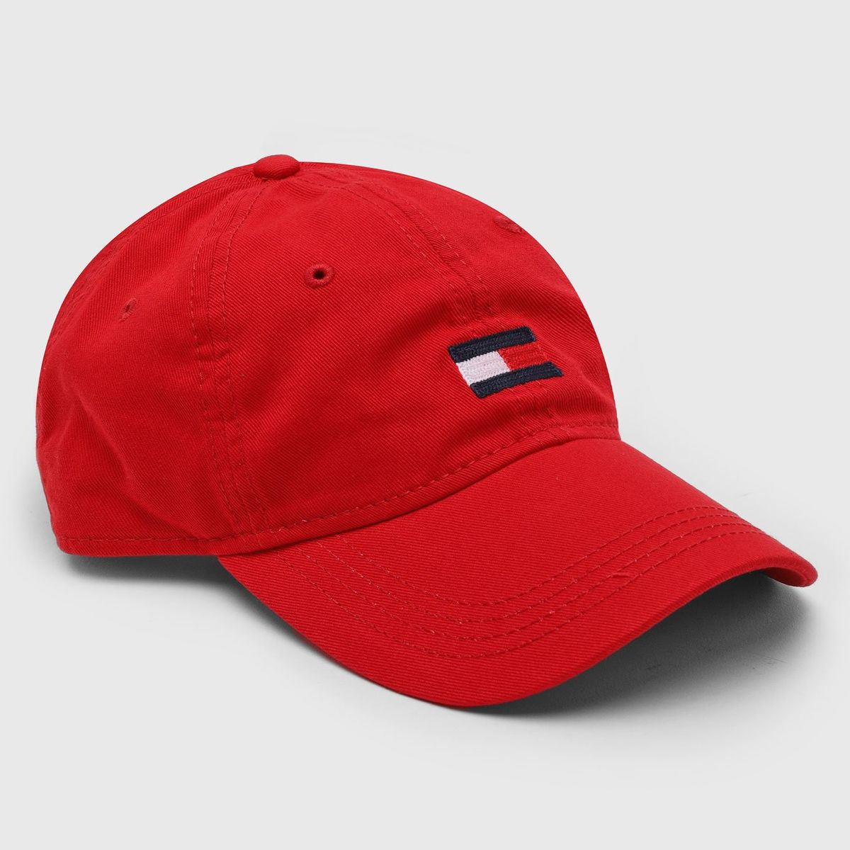 TOMMY HILFIGER - Jockey De Algodón Con Logos Rojo Tommy Hilfiger