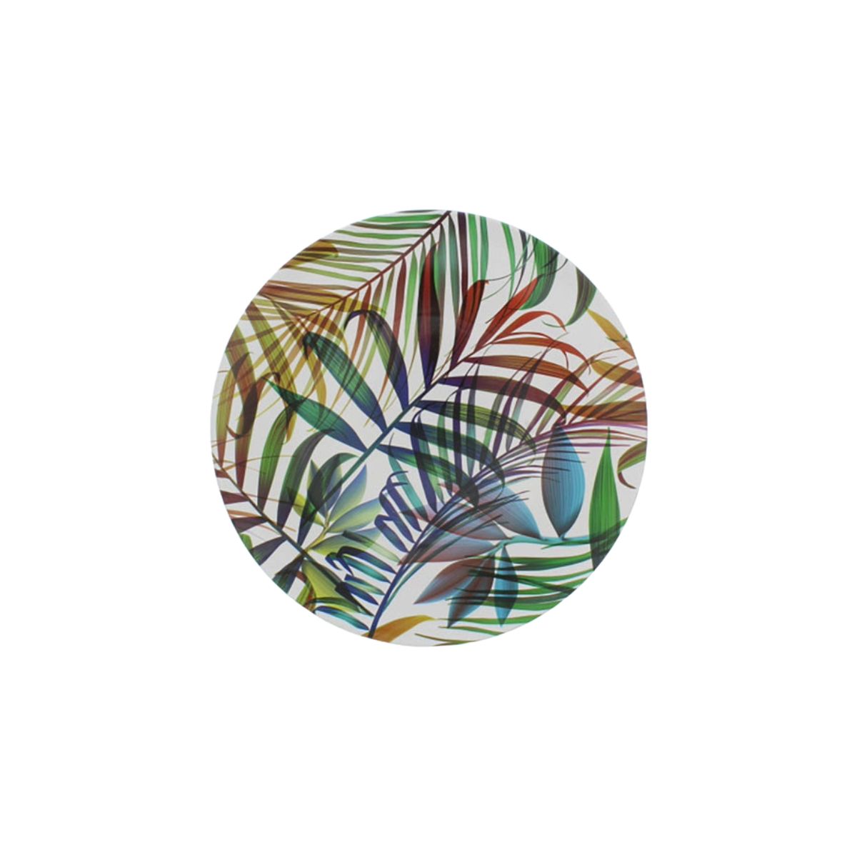 GENERICO - Plato decorativo Hojas 33x2x33CM Decore