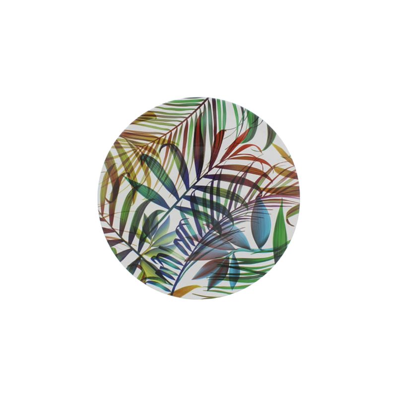 GENERICO - Plato decorativo Hojas 33x2x33CM Decore
