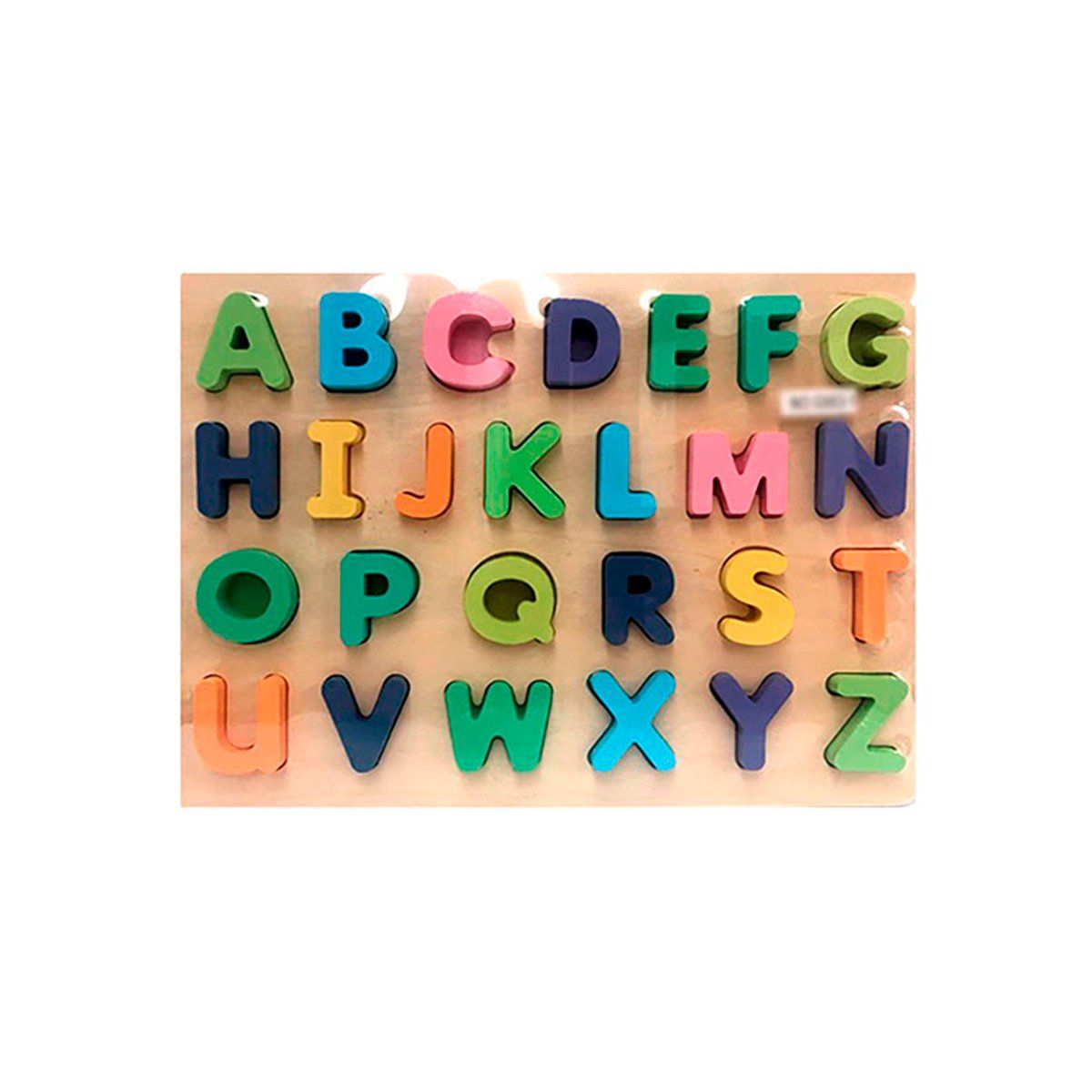 GENERICO - Rompecabezas de Letras 30x1x23CM Madera