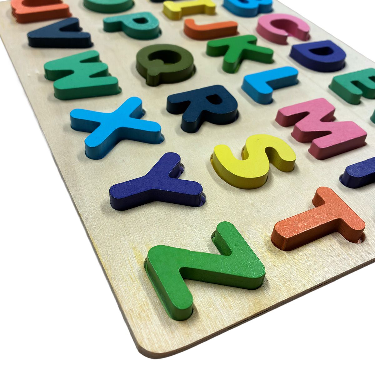 GENERICO - Rompecabezas de Letras 30x1x23CM Madera