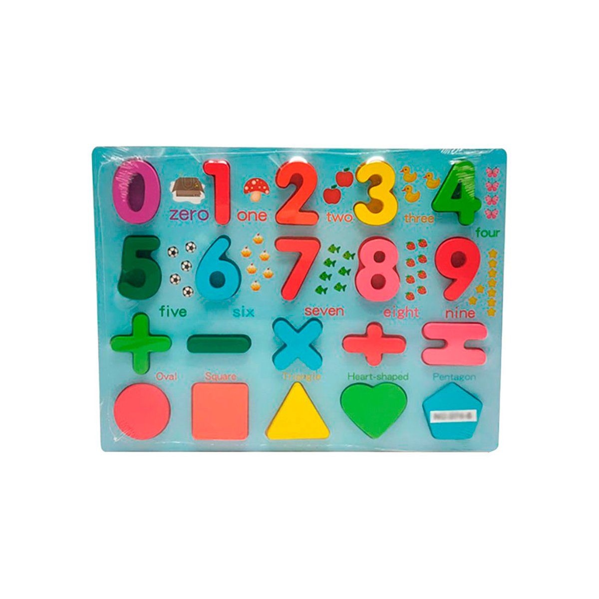 GENERICO - Rompecabezas Numeros 30x2x23CM Madera Ou Guan