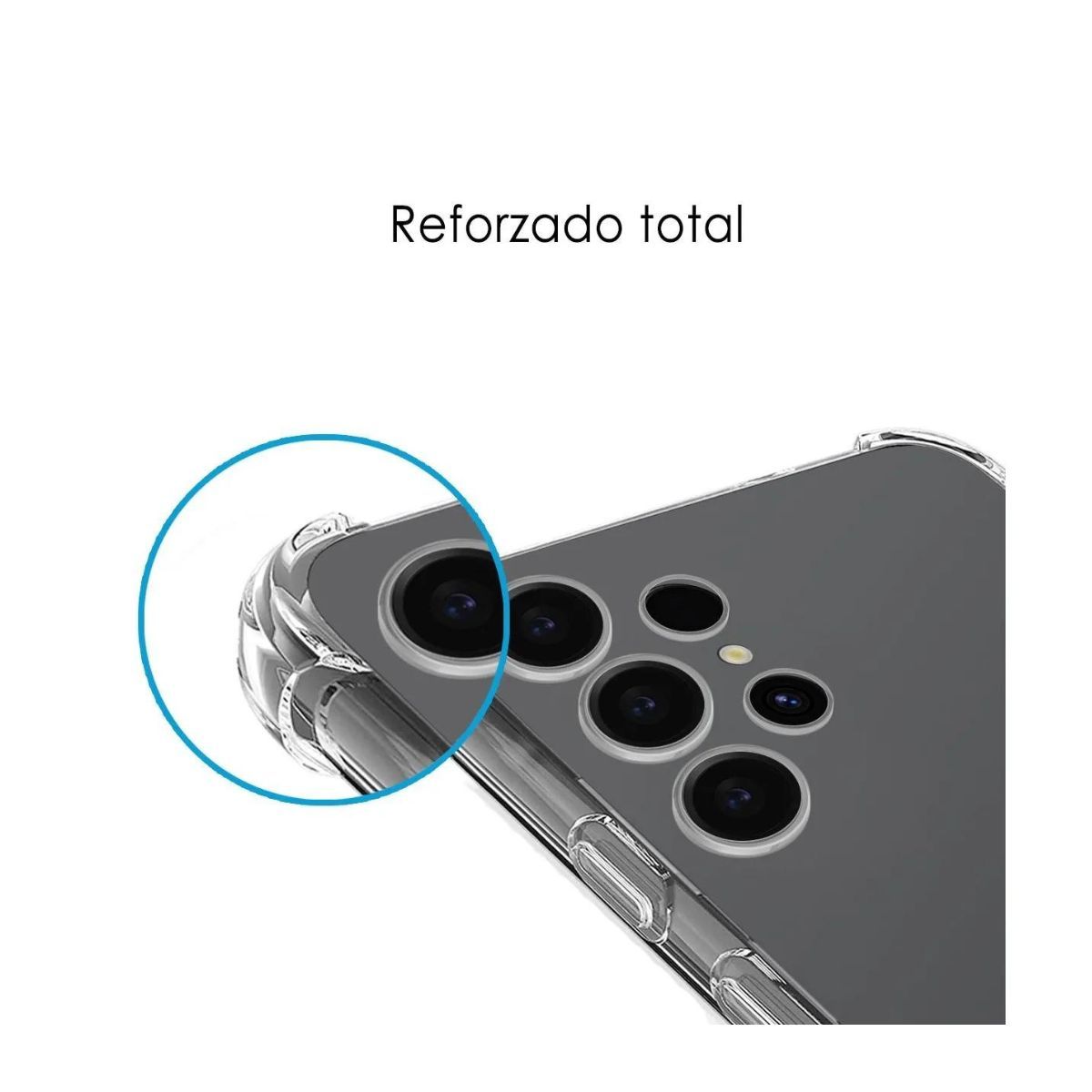 GENERICO - Carcasa Para Samsung S24 Ultra Transparente Reforzada