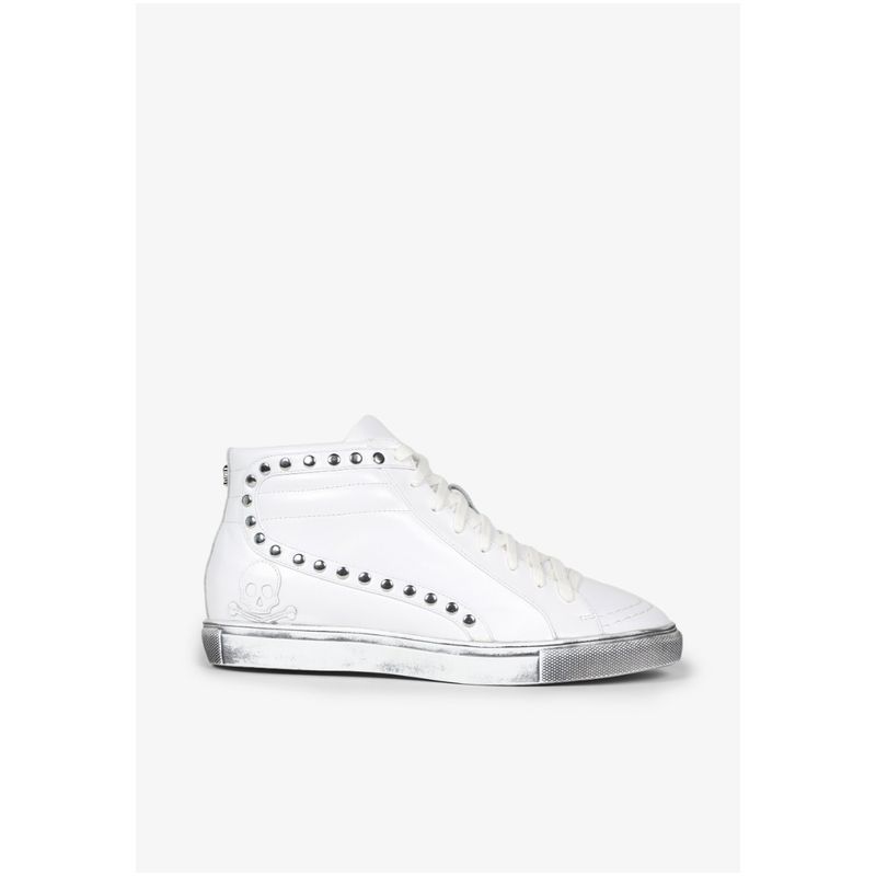 SCALPERS - Zapatillas Botas Tachas White