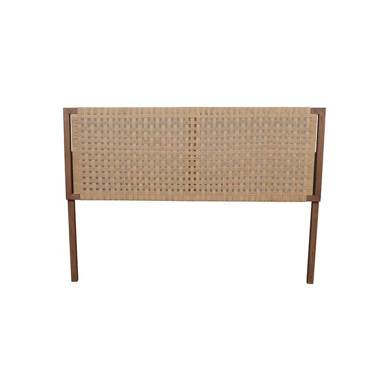 REMATIME - Respaldo de cama Bombay Queen - Café Oscuro