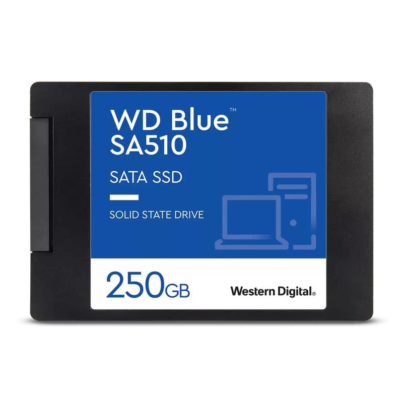WESTERN DIGITAL - Disco Estado Sólido Interno WD Blue SA510 250GB 2.5"