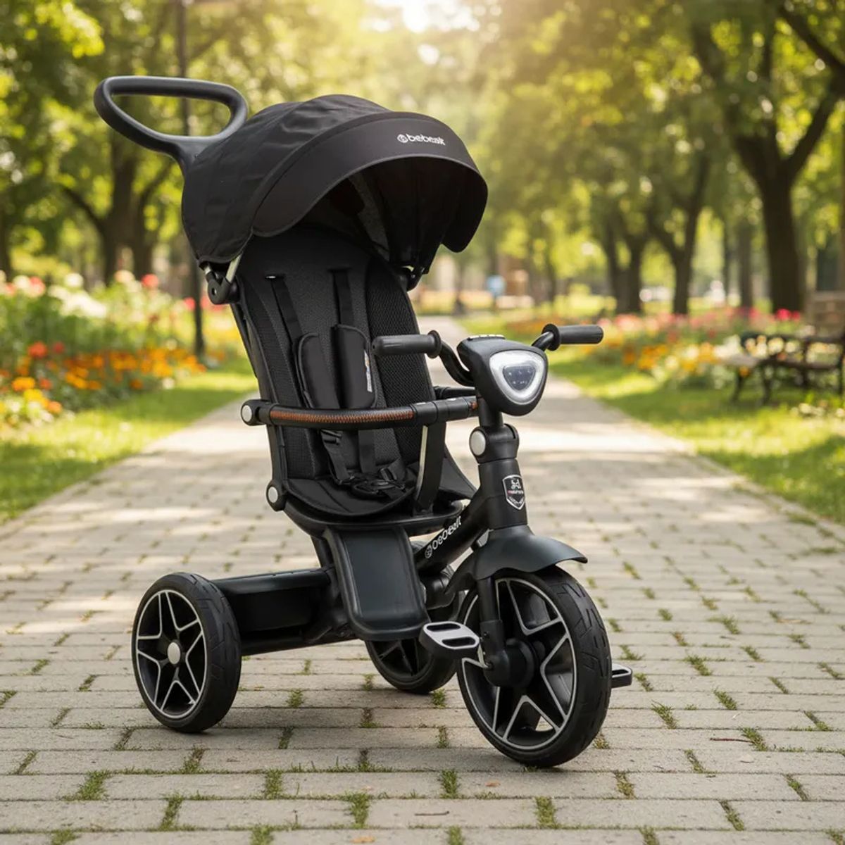 BEBESIT - Triciclo Infantil Explorer Negro Bebesit