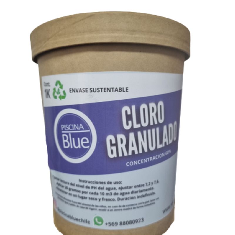 GENERICO - Cloro Granulado 1 KG Piscina Blue